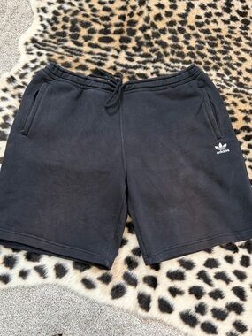 adidas Men’s Black Athletic Trefoil Shorts Sz 2xl
